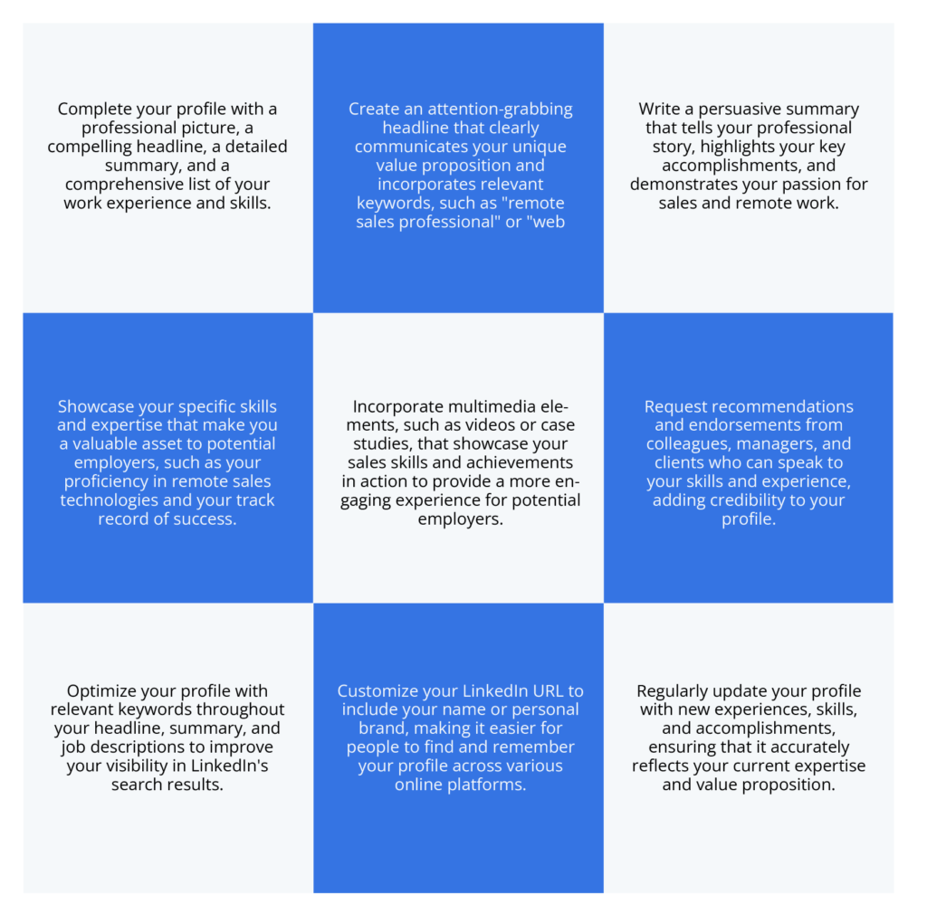 Optimize Your LinkedIn Profile for Work From Home Sales Jobs