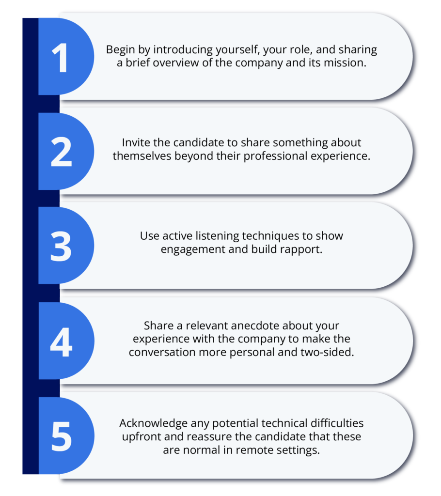 How to Properly Start Remote Interviews