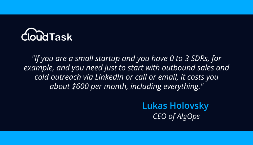 Lukas Holovsky, CEO of AlgOps