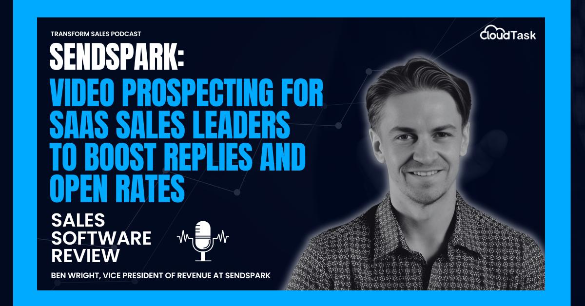 Sendspark: Video prospecting for SaaS sales leaders to boost replies and open rates.